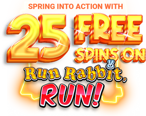 Blighty Bingo 25 Free Spins on Run Rabbit, Run